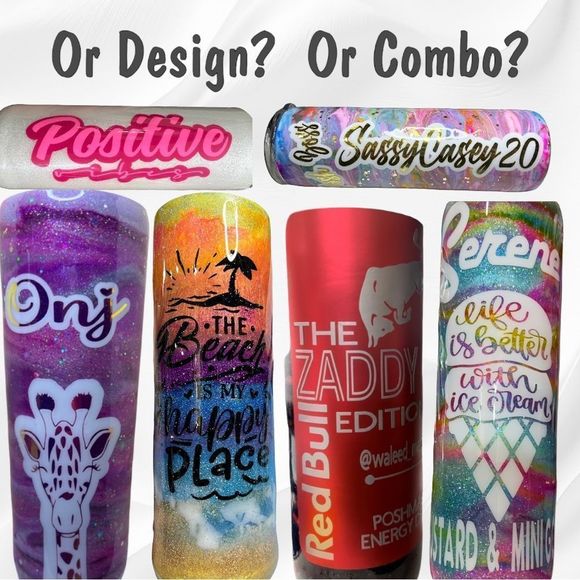 We Design Together Custom Epoxy Tumbler With Name or Saying - Picture 8 of 13